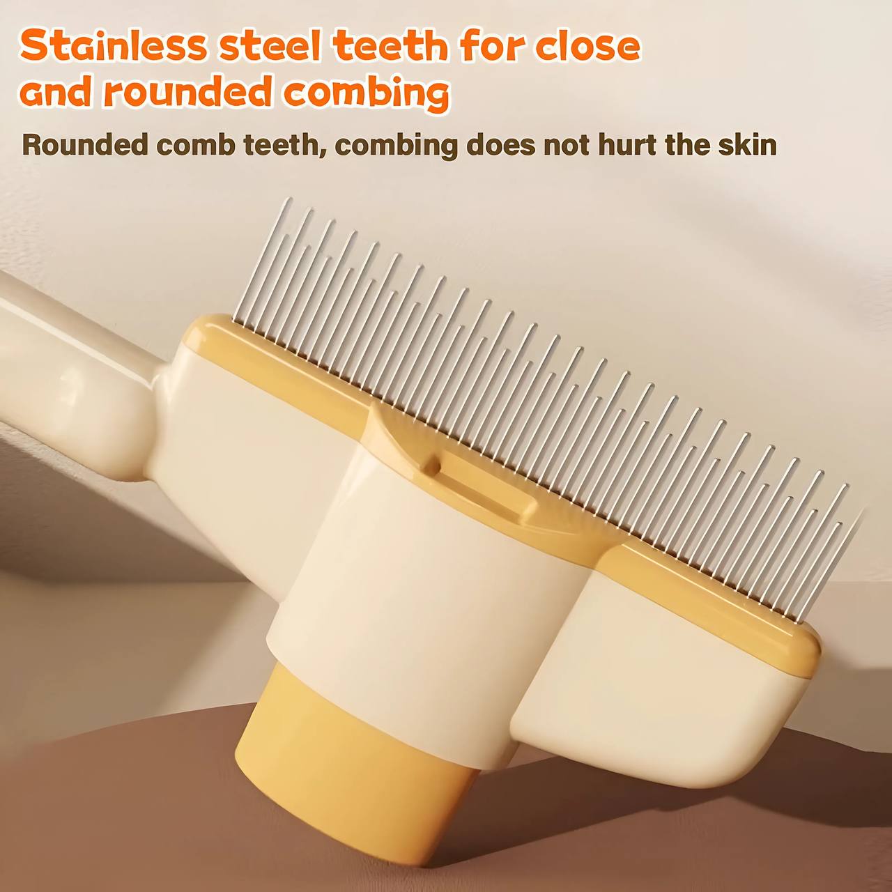 š„Self-cleaning Pet Flea Comb Grooming Brush