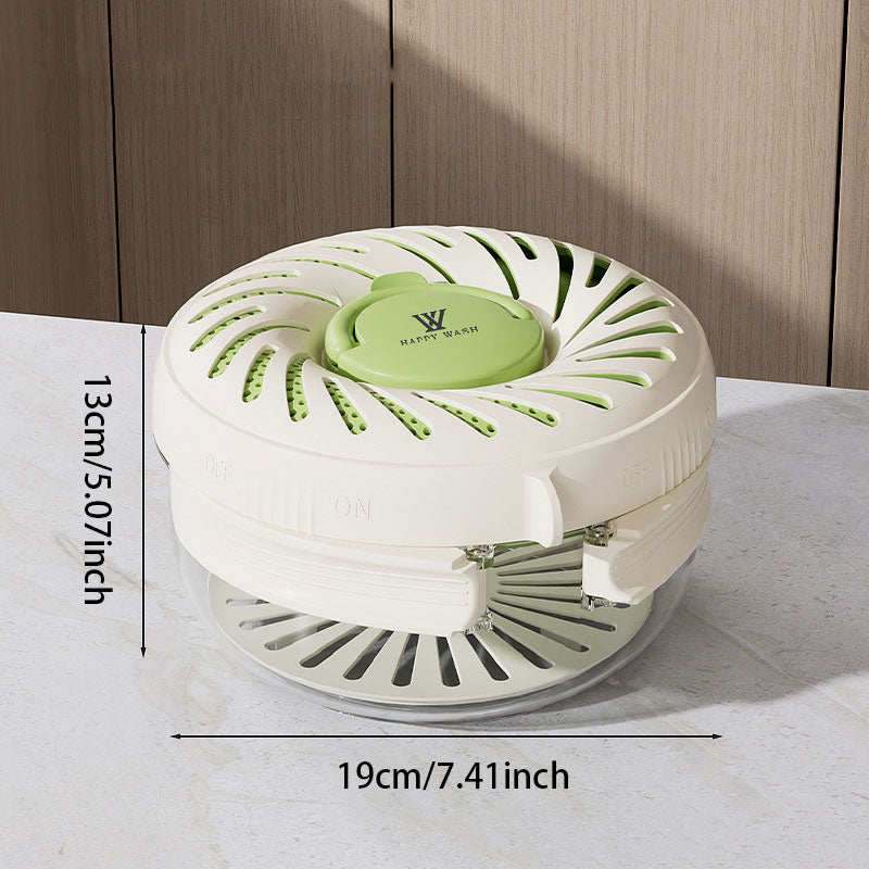 Collapsible Fresh-Keeping Container with Lid – Storage & Strainer in One