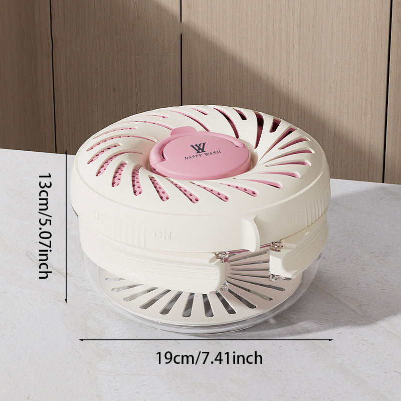 Collapsible Fresh-Keeping Container with Lid – Storage & Strainer in One