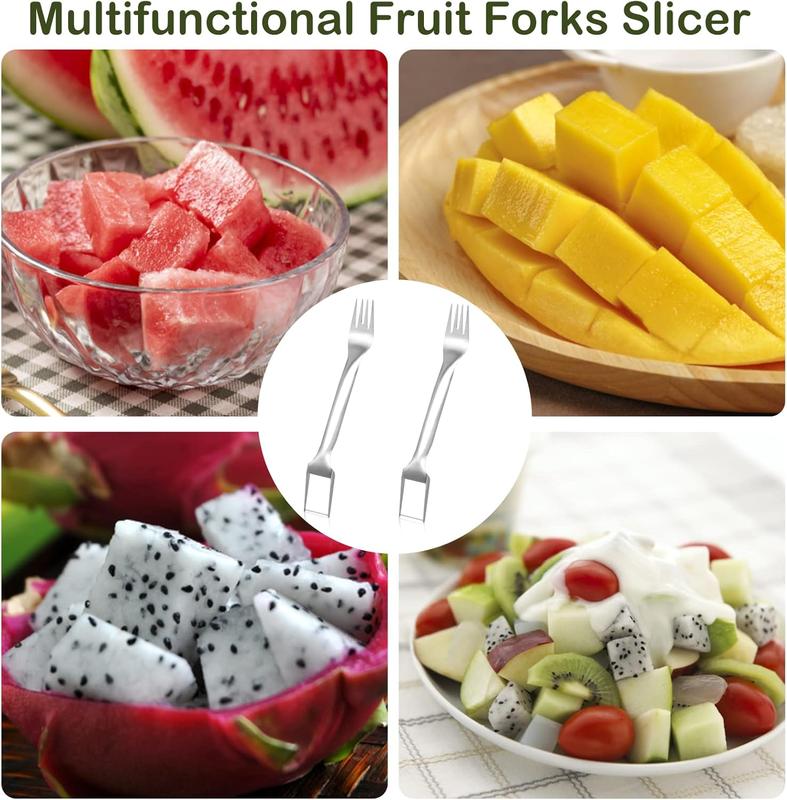 ✨ 2-in-1 Fruit Cutter & Fork – For Quick and Easy Fruit Serving! 🍓