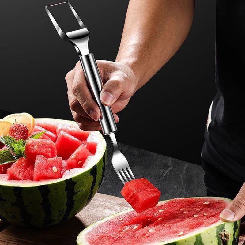 ✨ 2-in-1 Fruit Cutter & Fork – For Quick and Easy Fruit Serving! 🍓