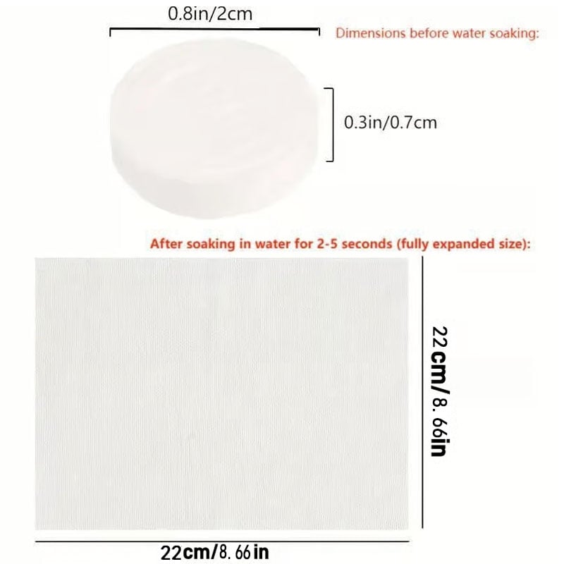 Disposable Compressed Face Towel
