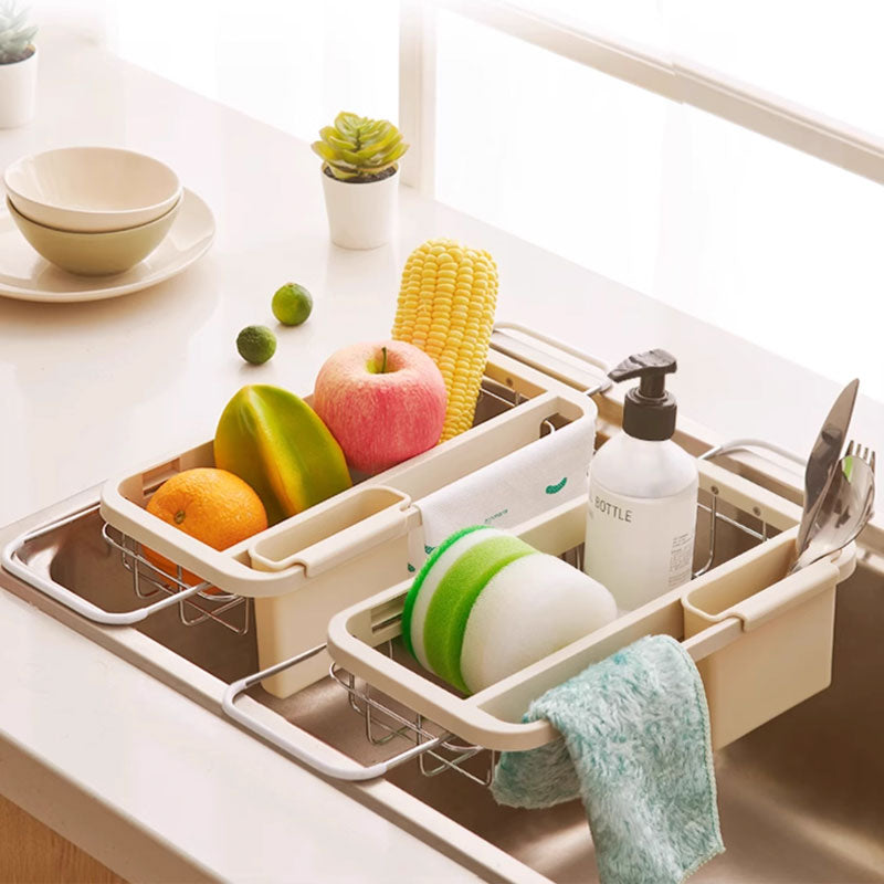 Adjustable Kitchen Sink Rack – For Washing & Draining