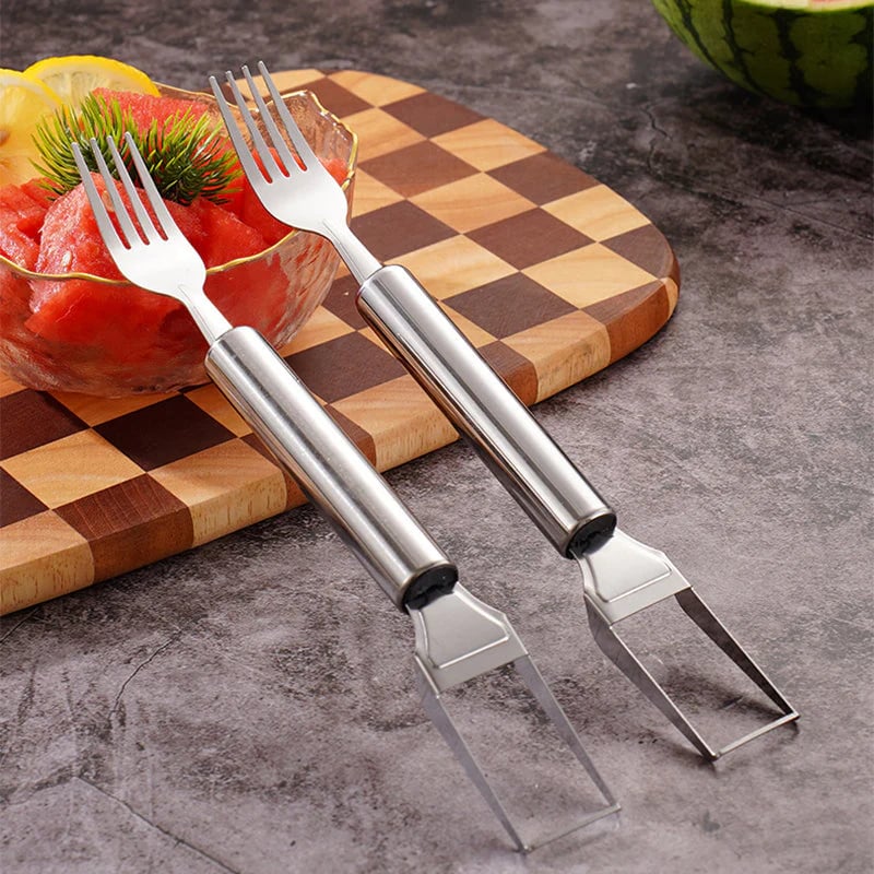 ✨ 2-in-1 Fruit Cutter & Fork – For Quick and Easy Fruit Serving! 🍓