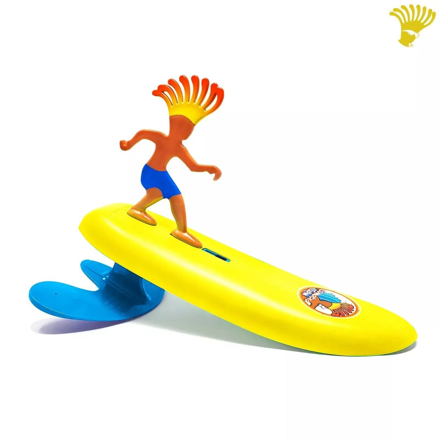 Wave Powered Mini-Surfer and Surfboard Toy