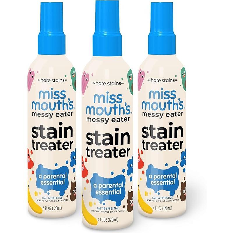 NEW -Stain Treater Spray - Newborn & Baby Essentials - No Dry Cleaning Food, Grease, Coffee Off Laundry, Underwear, Fabric Household