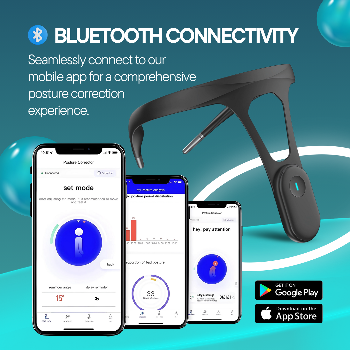 Hipeerm Smart | Invisible Posture Corrector for Everyone!