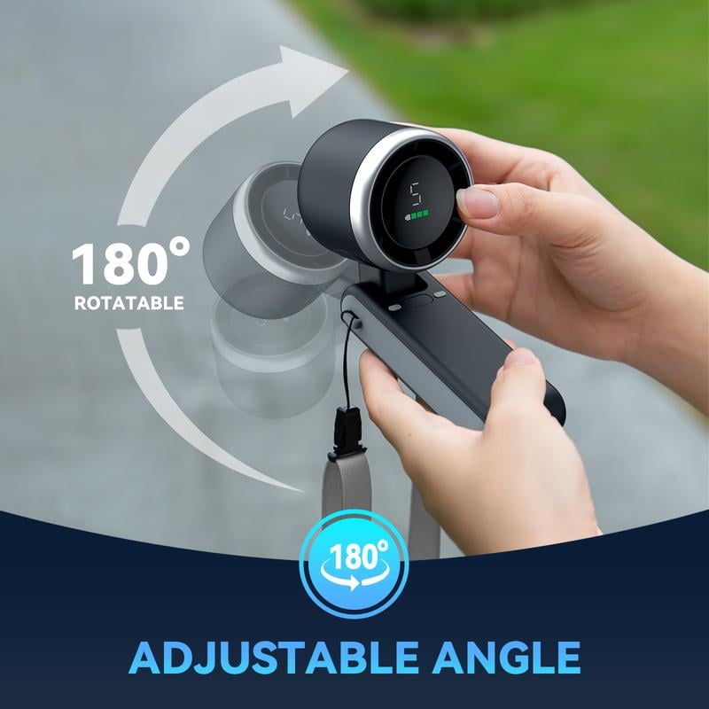 💥2025Hot Sale 💥3 IN 1 Usage Portable Handheld Turbo Fan🍃
