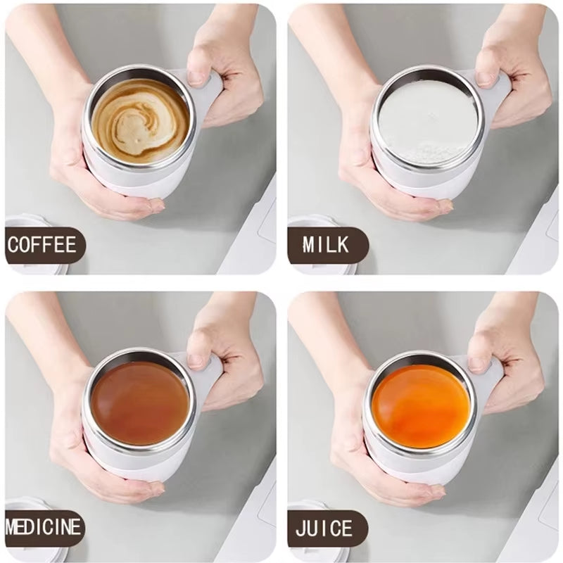 Magnetic Self-Stirring Coffee Mug
