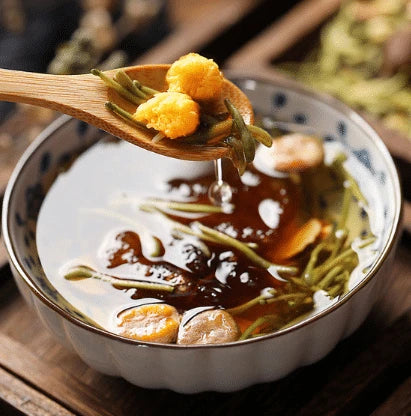 Lung tea Boat-fruited sterculia Chrysanthemum tea Honeysuckle Momordica grosvenori Relieve a cough grosvenori wet one's whistle Tea with chronic pharyngitis reduce phlegm clearing away the lung-heat Health tea