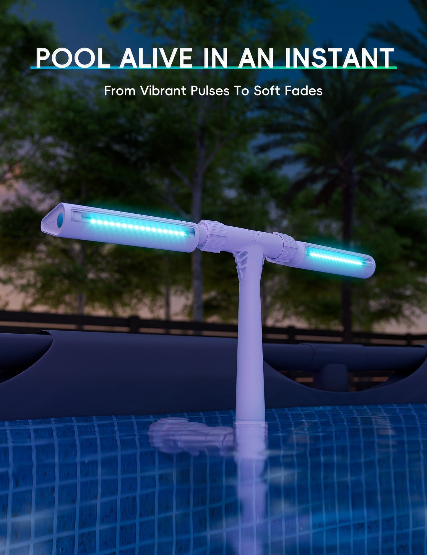 Solar Pool Fountain Light - DualArc