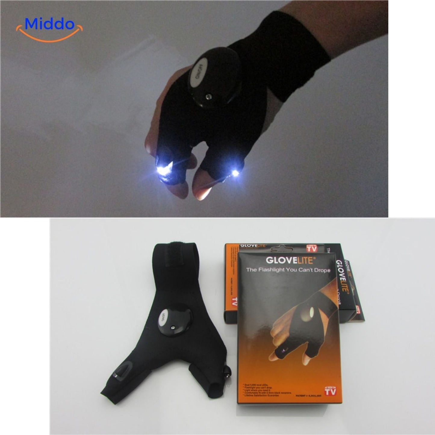 LightGrip™ Handschoenen | LED Verlichting voor Nachtlopen, Fietsen en vissen!