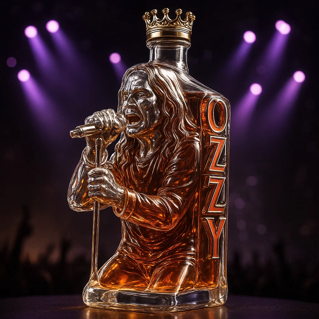 š„Limited EditionšOzzy Osbourne Final Tour Memorial Whiskey Bottle