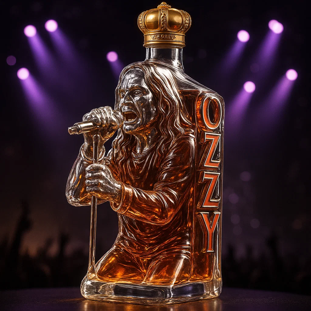 š„Limited EditionšOzzy Osbourne Final Tour Memorial Whiskey Bottle