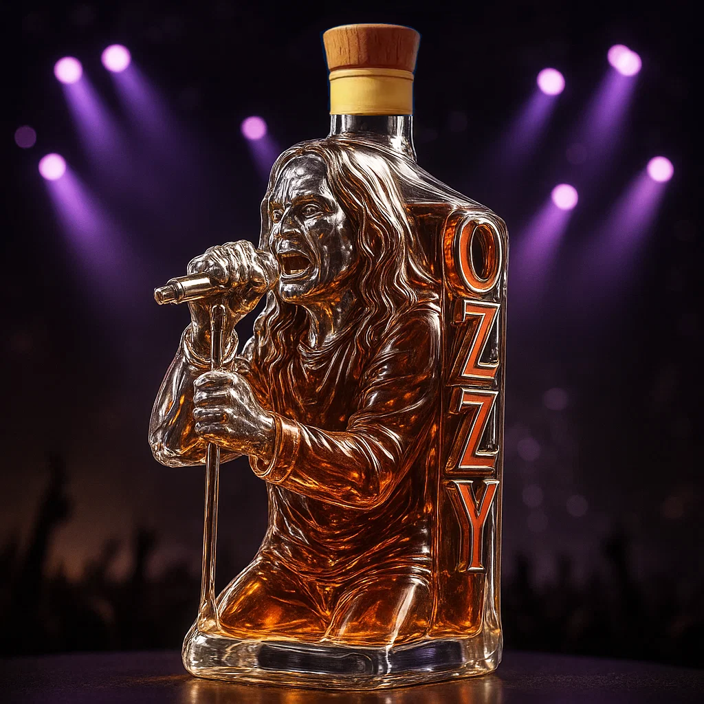 š„Limited EditionšOzzy Osbourne Final Tour Memorial Whiskey Bottle