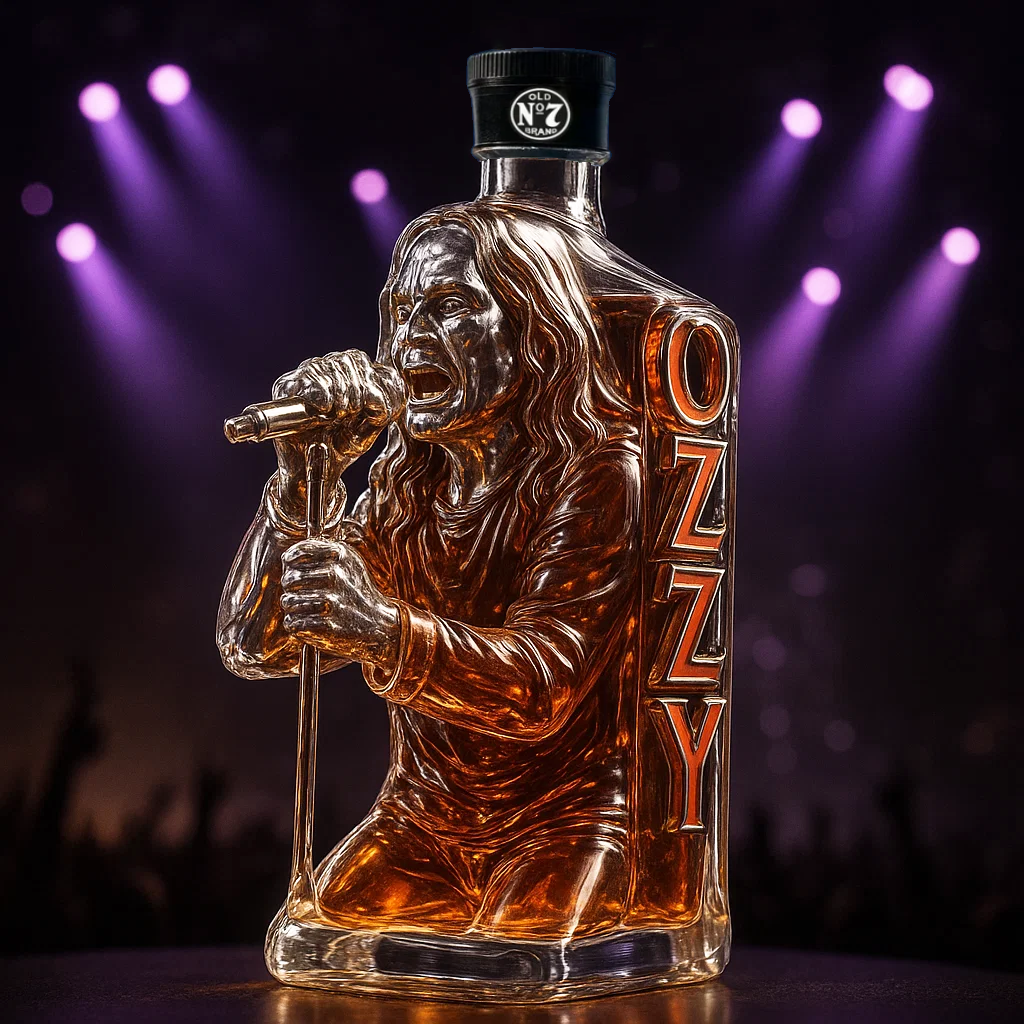 š„Limited EditionšOzzy Osbourne Final Tour Memorial Whiskey Bottle