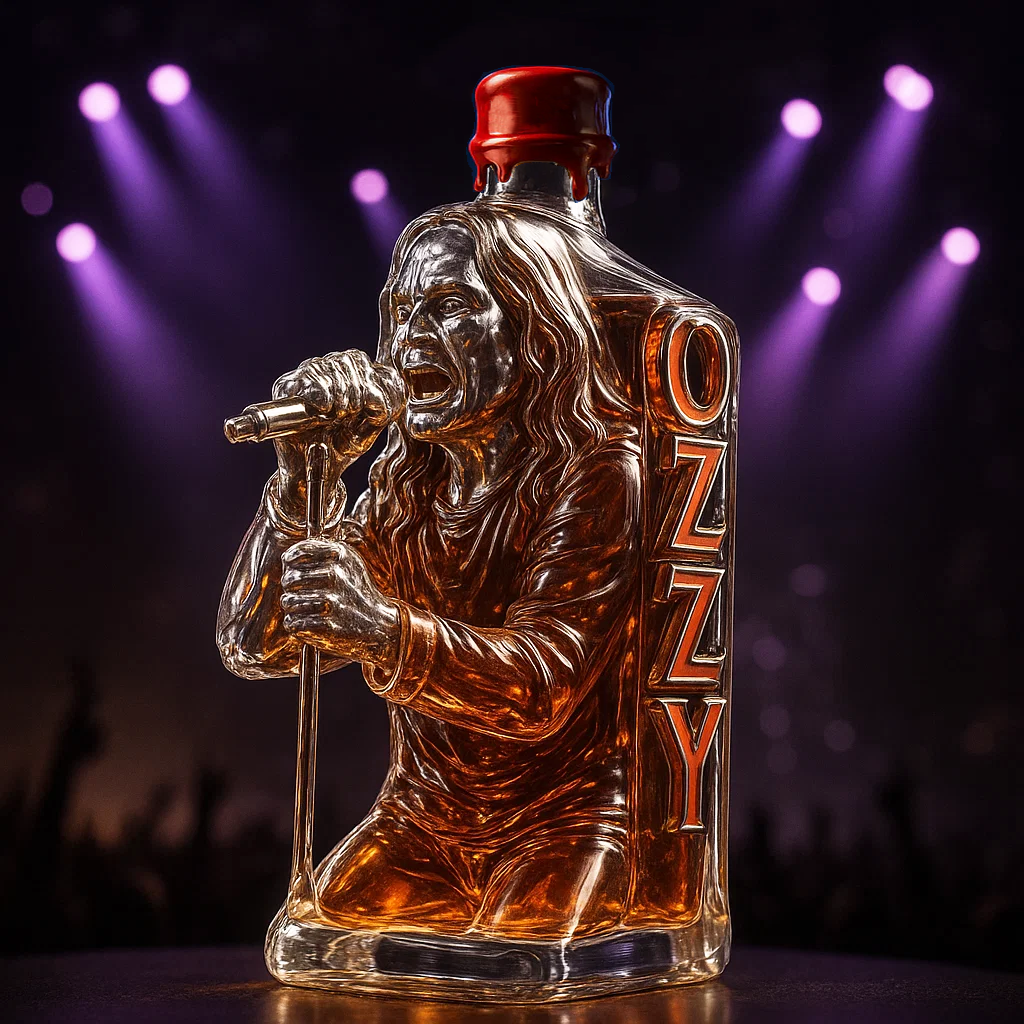 š„Limited EditionšOzzy Osbourne Final Tour Memorial Whiskey Bottle