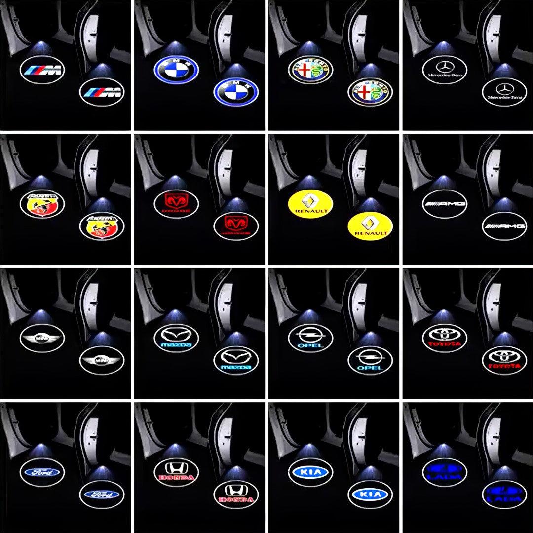 Carbon Fiber Car Door Welcome Light 🚗✨