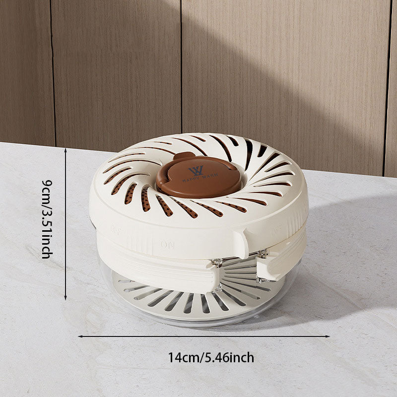 Collapsible Fresh-Keeping Container with Lid – Storage & Strainer in One