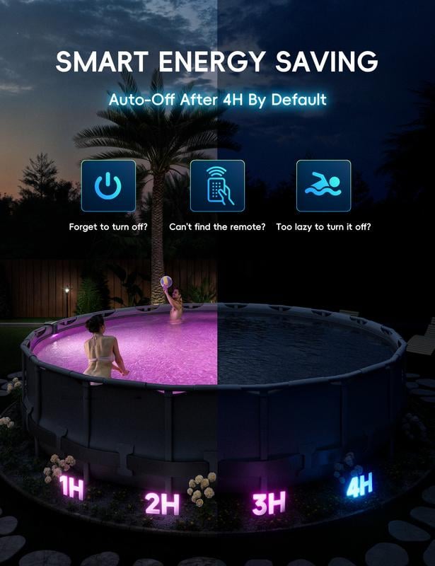 Poolside Solar light, Solar Light for Swimming Pool✨