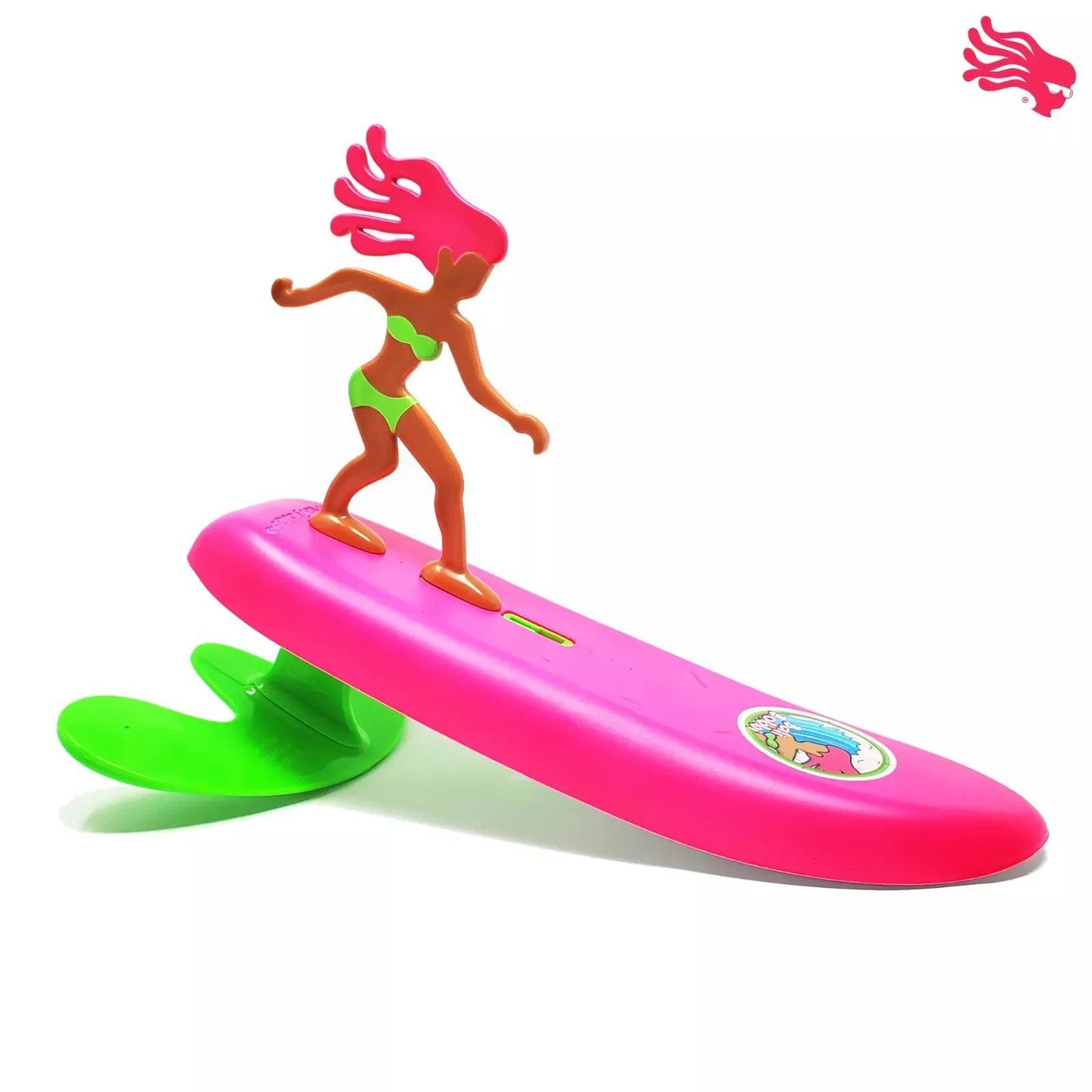 Wave Powered Mini-Surfer and Surfboard Toy