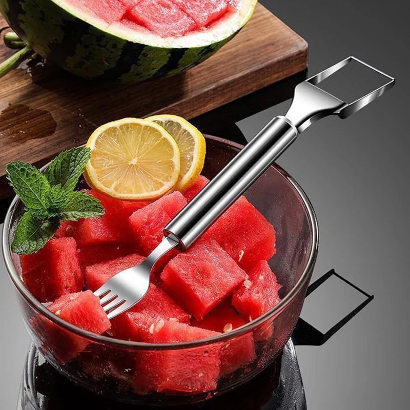 ✨ 2-in-1 Fruit Cutter & Fork – For Quick and Easy Fruit Serving! 🍓