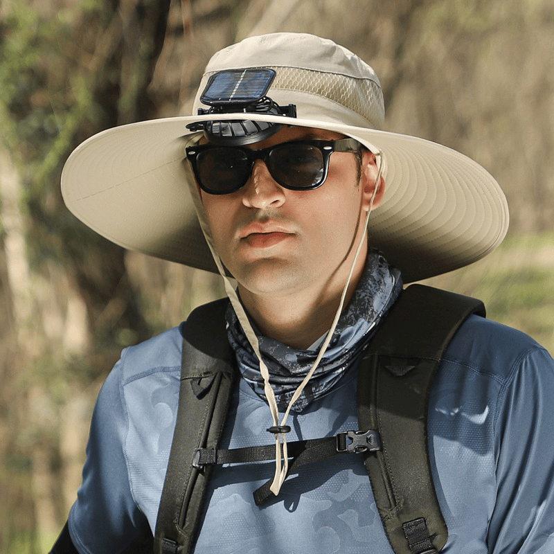 2025 New Ultralight Solar Fan Sun Hat – Lighter Than a Baseball!⚾(Only 11oz)