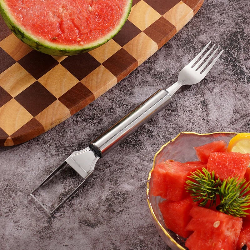 ✨ 2-in-1 Fruit Cutter & Fork – For Quick and Easy Fruit Serving! 🍓