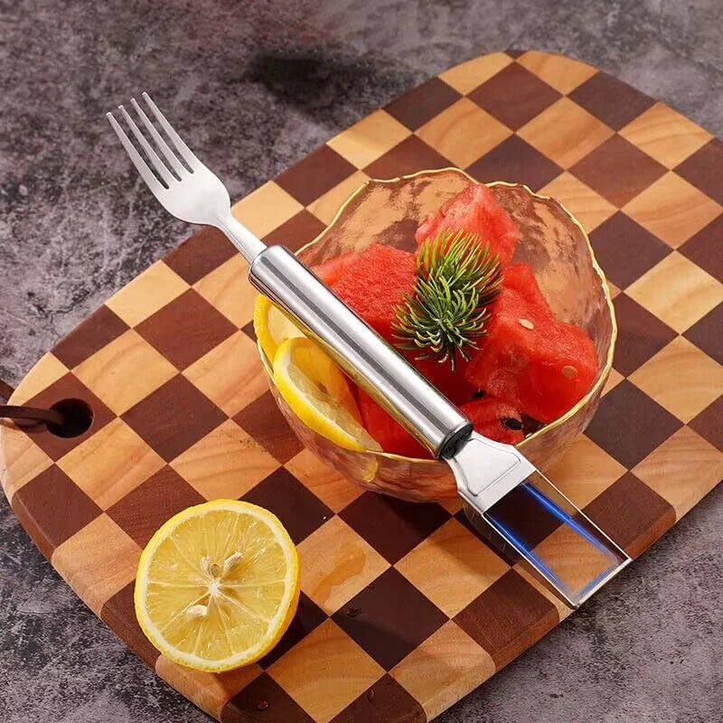 ✨ 2-in-1 Fruit Cutter & Fork – For Quick and Easy Fruit Serving! 🍓