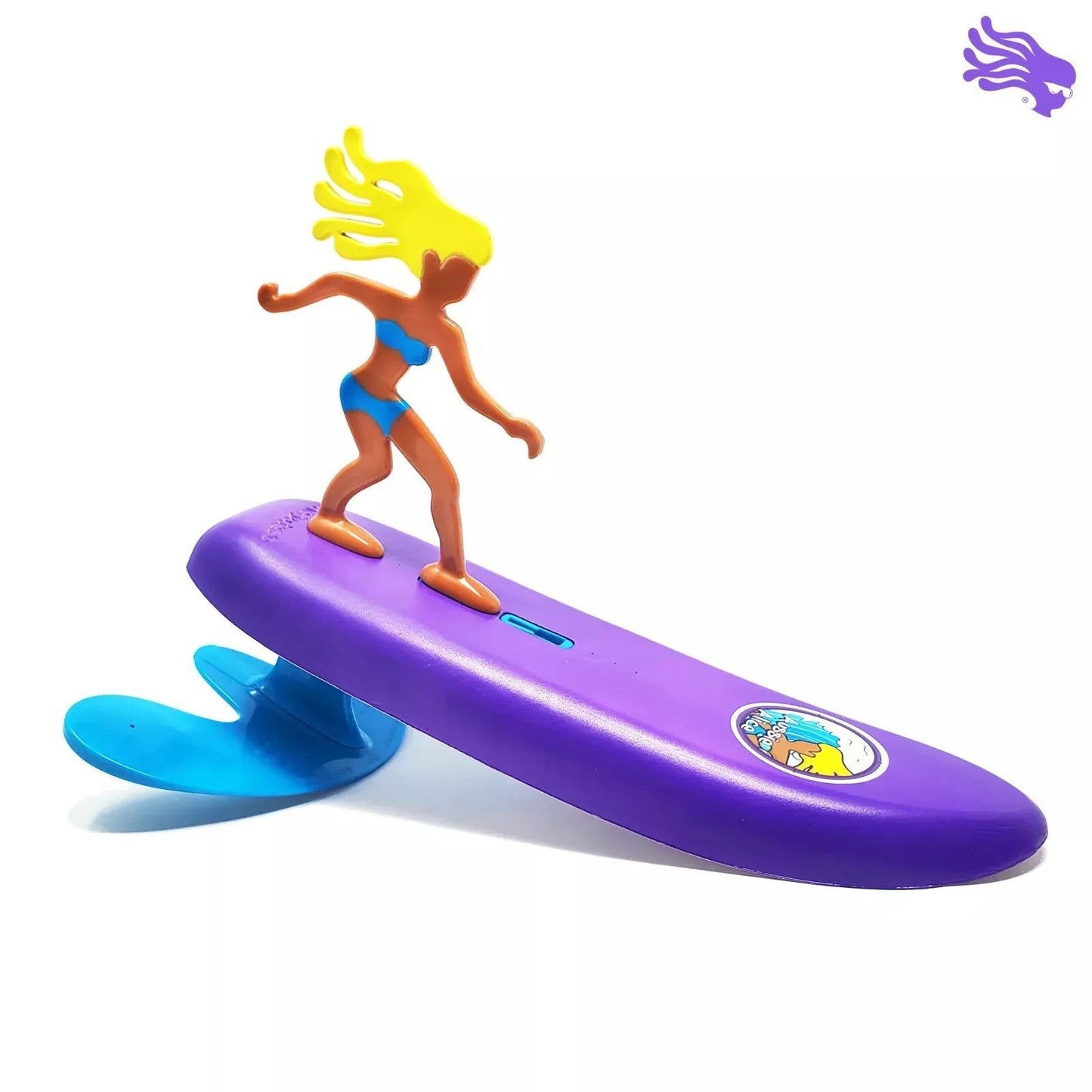 Wave Powered Mini-Surfer and Surfboard Toy