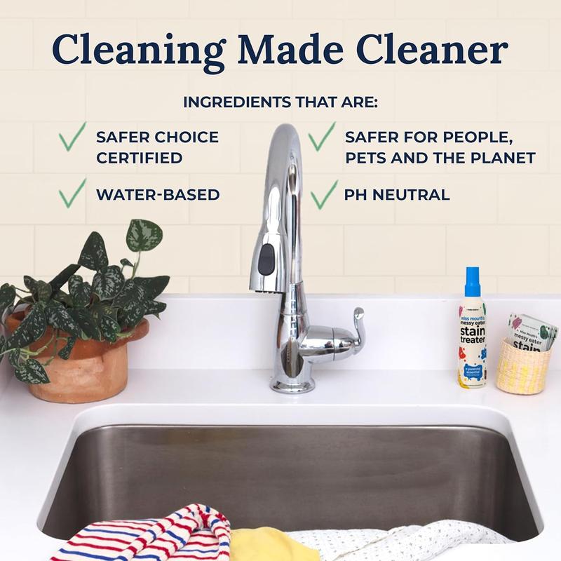 NEW -Stain Treater Spray - Newborn & Baby Essentials - No Dry Cleaning Food, Grease, Coffee Off Laundry, Underwear, Fabric Household