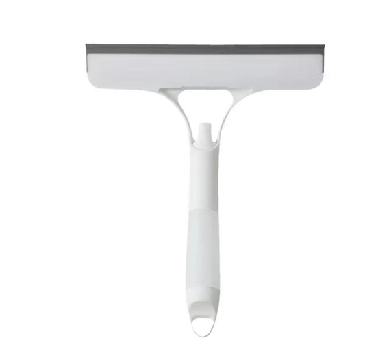 3 in 1 Window Cleaning Scraper, Squeegee and Scrubber with Spray, Multifunctional Household Cleaning Tool, Car Windshield Cleaner,Lightweight Silicone Microfiber Wipe