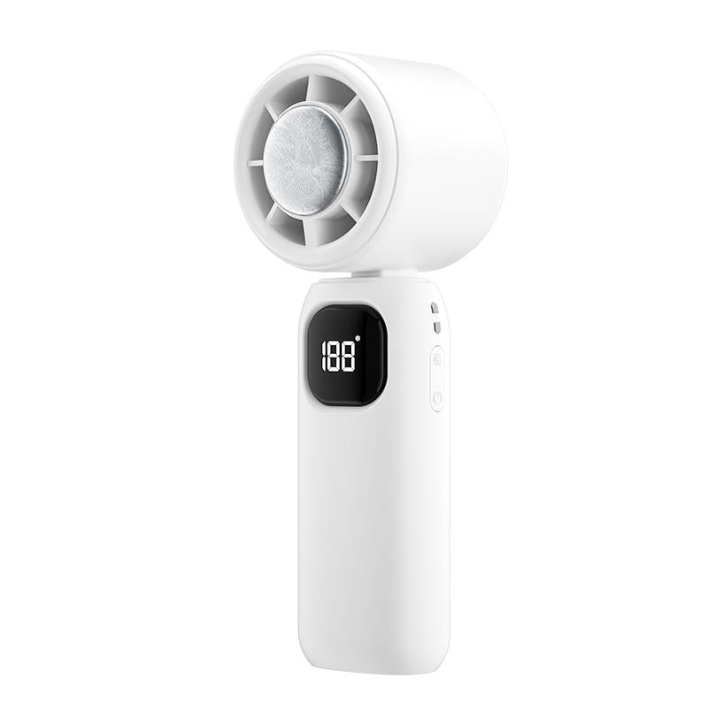 NEW - 3 in 1 Mini Handheld Cooling Fan, 100 Speed Wind Power & Ice Cooling Function, Small Foldable 3-IN-1 Neck/Desk/Hand Fan