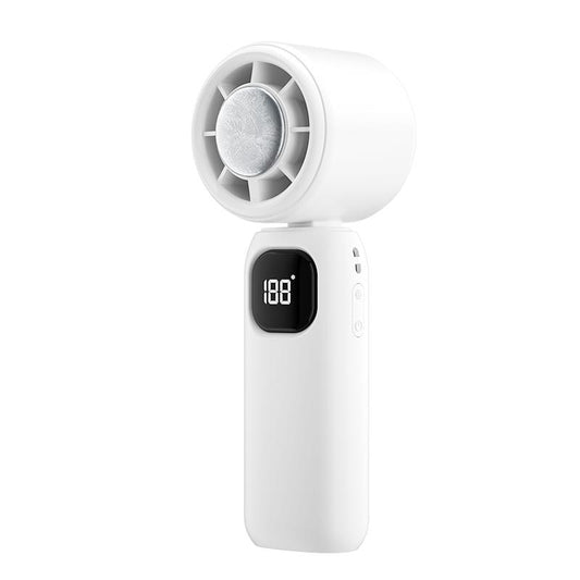 NEW - 3 in 1 Mini Handheld Cooling Fan, 100 Speed Wind Power & Ice Cooling Function, Small Foldable 3-IN-1 Neck/Desk/Hand Fan