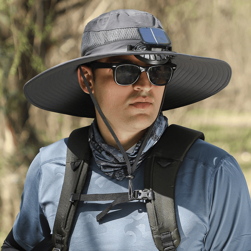2025 New Ultralight Solar Fan Sun Hat – Lighter Than a Baseball!⚾(Only 11oz)