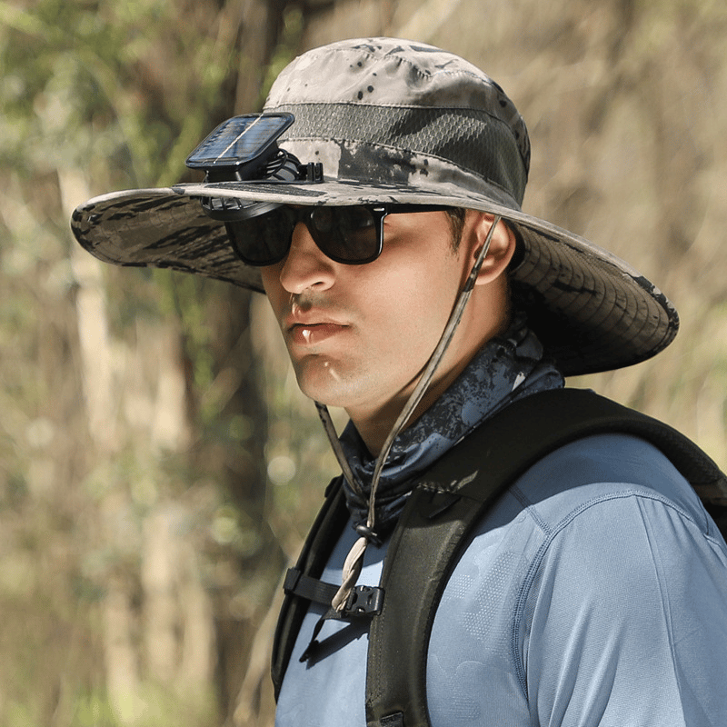 2025 New Ultralight Solar Fan Sun Hat – Lighter Than a Baseball!⚾(Only 11oz)