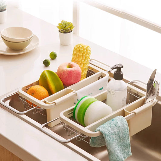 Adjustable Kitchen Sink Rack – For Washing & Draining