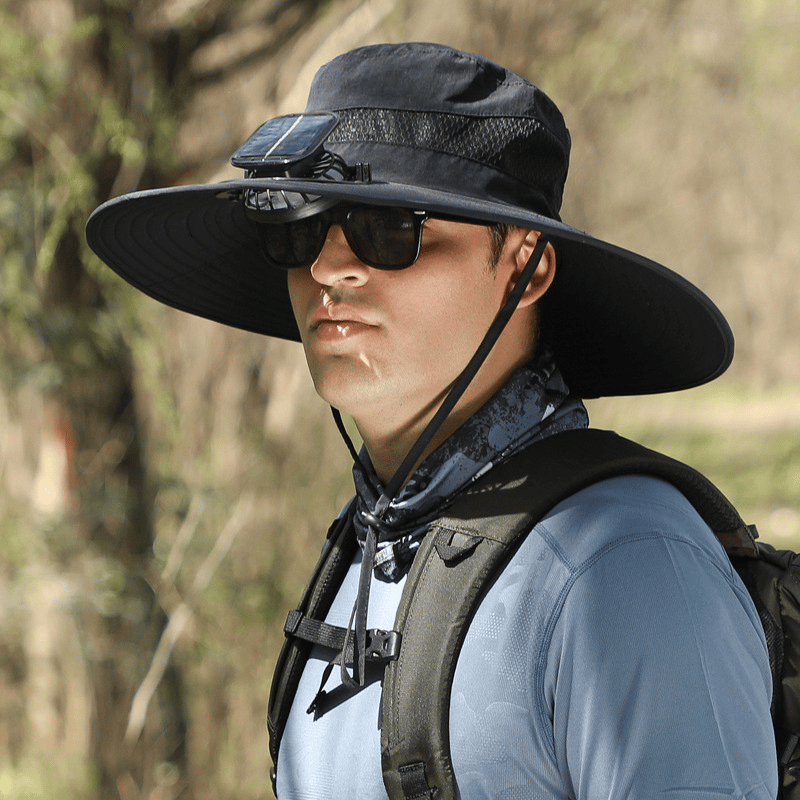 2025 New Ultralight Solar Fan Sun Hat – Lighter Than a Baseball!⚾(Only 11oz)