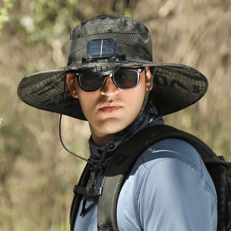 2025 New Ultralight Solar Fan Sun Hat – Lighter Than a Baseball!⚾(Only 11oz)