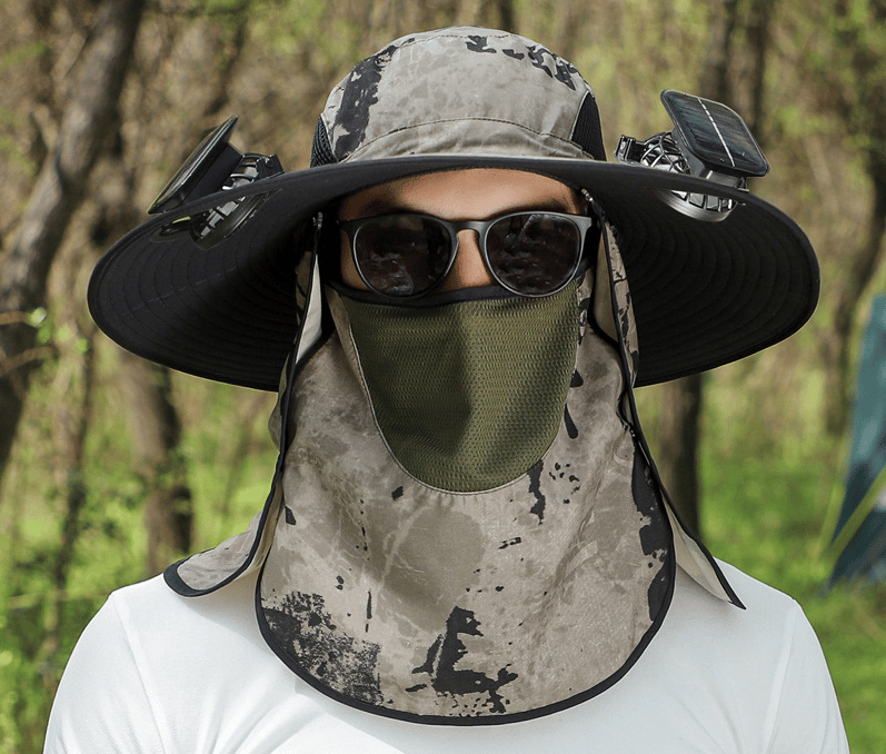 2025 New Ultralight Solar Fan Sun Hat – Lighter Than a Baseball!⚾(Only 11oz)