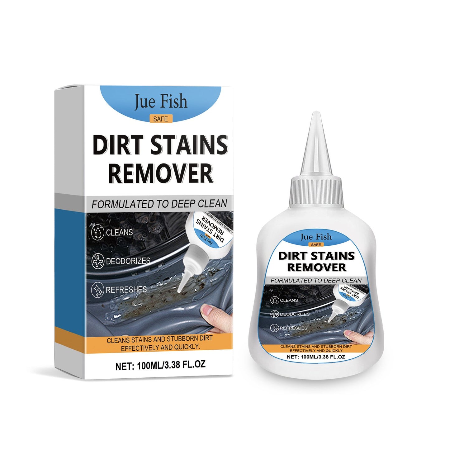 DIRT STAINS REMOVER Gel Cleaner Heavy Duty Stain Cleaner for Front Loader Washing Machine Seal