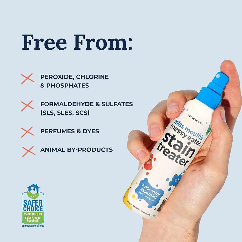 NEW -Stain Treater Spray - Newborn & Baby Essentials - No Dry Cleaning Food, Grease, Coffee Off Laundry, Underwear, Fabric Household